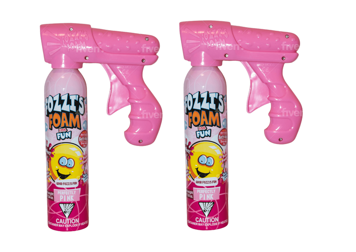 Fozzi's Foam Blasters x 2 - Pink Berry (two pink cans and two pink foam blasters) - 6