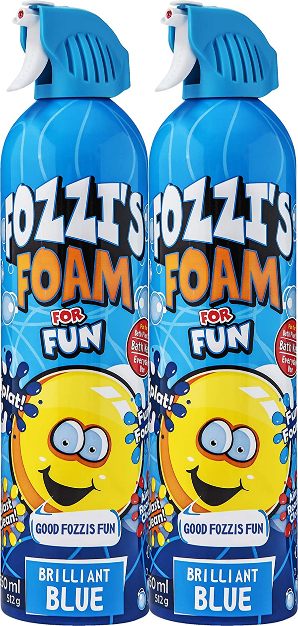 Fozzi's 2 x Foam Brilliant Blue, 2 x 18.06 oz (550ml)