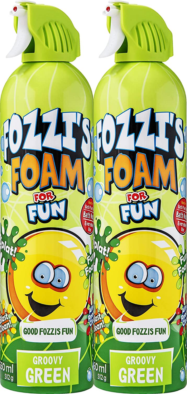 Fozzi's 2 x Foam Groovy Green, Good Clean Fun 2 x 18.06 oz (550ml)