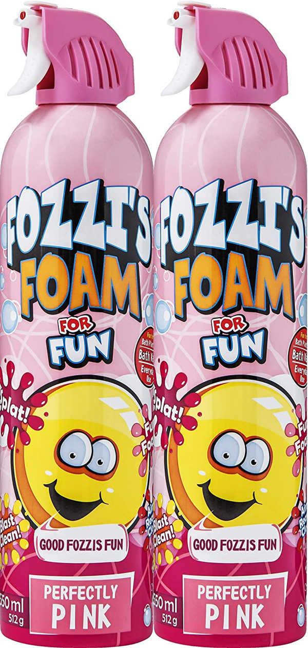 Fozzi's Foam 2 x Pink Soap ,Good Clean Fun, 2 x 18.06 oz (550ml)