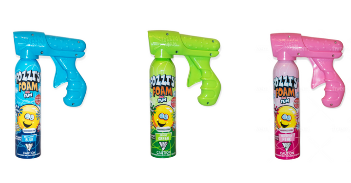 Fozzi's Foam Soap Blasters x 3 (3 x 11oz can and 3 blasters - choose colors) Green - 2