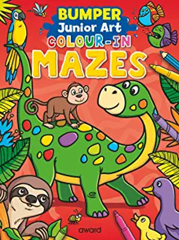 BUMPER Junior Art - COLOUR-IN-MAZES