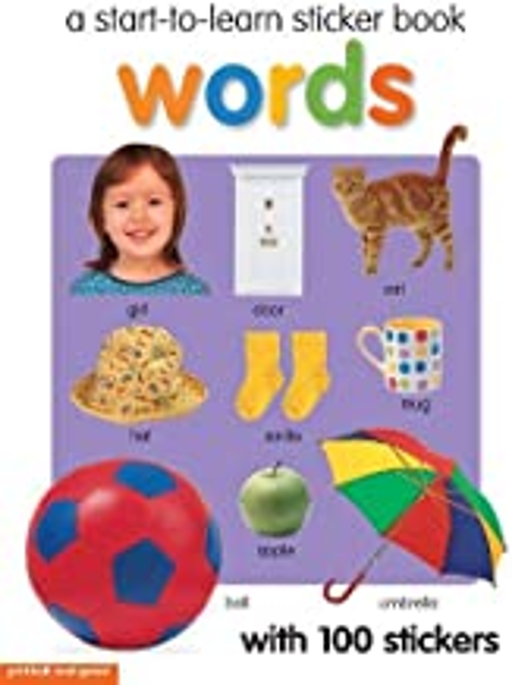 Start to Learn WORDS Sticker Book (Age 2-4)