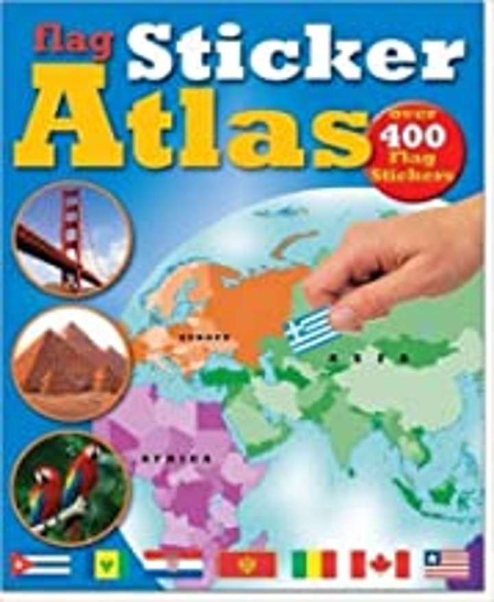 FLAG STICKER ATLAS, With over 400 Flag Stickers (Age 7+)