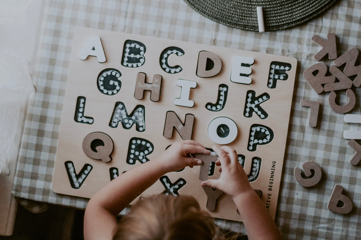 Alphabet Chalkboard Puzzle - 2