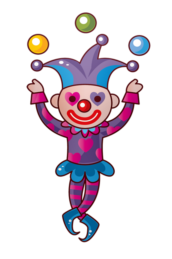 Circus Clown Puzzle Juggle