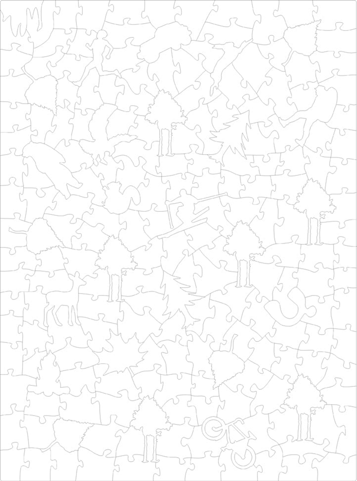 Aspen in Orange Puzzle Large - 16"x22" Standard - 2