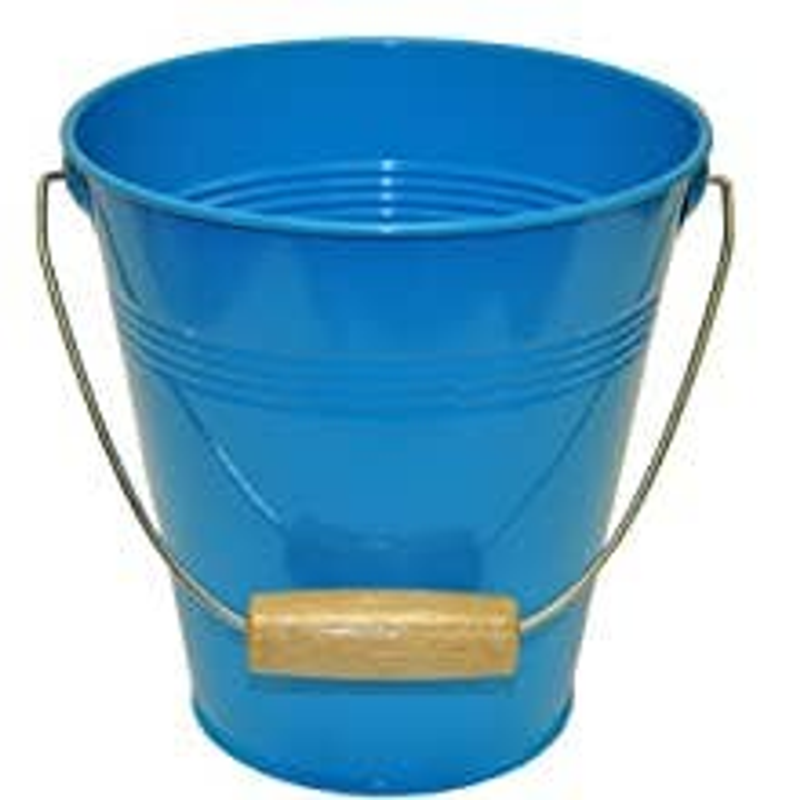 Kids Water Pail With Garden Tools Set Blue - 2