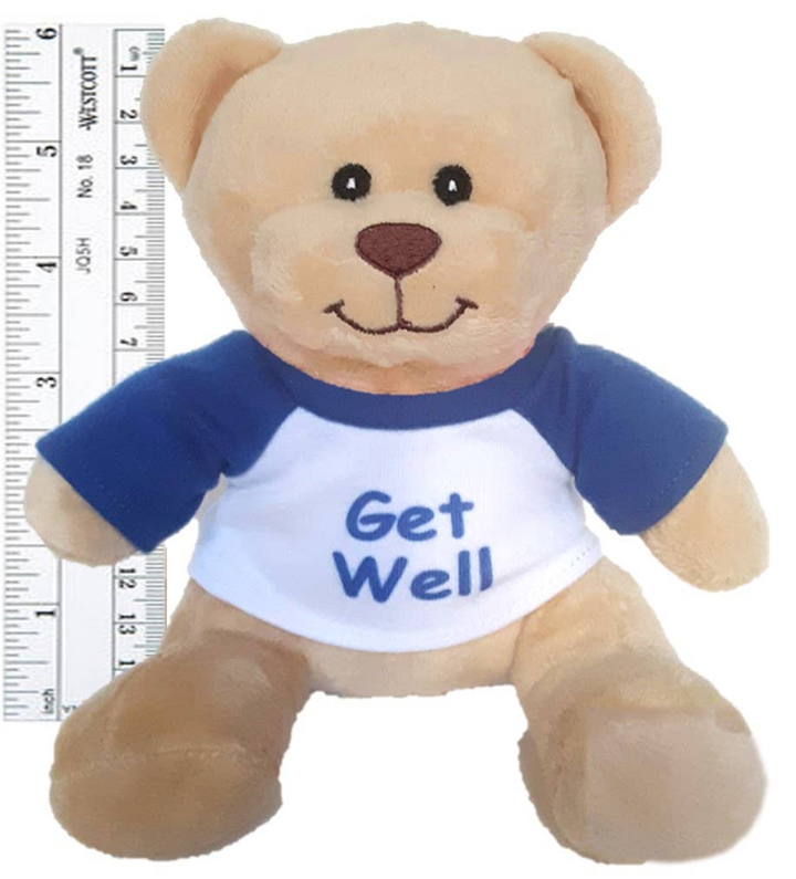 Small Super Cute Supportive Teddy Bear "Get Well" - 2