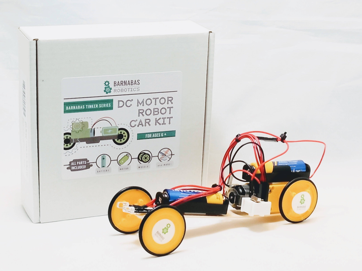 DC Motor Tinker Kit: Robot Car (Ages 6-15)