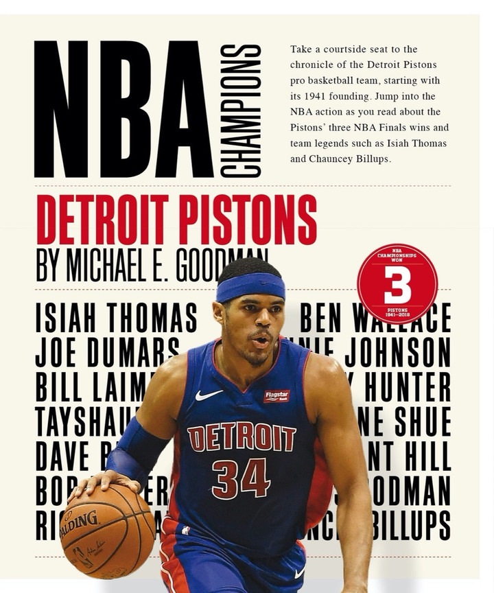 NBA Champions Series Hardcover NBA Champions: Detroit Pistons