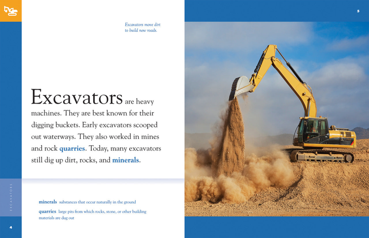 Amazing Machines Series Hardcover Amazing Machines: Excavators - 2