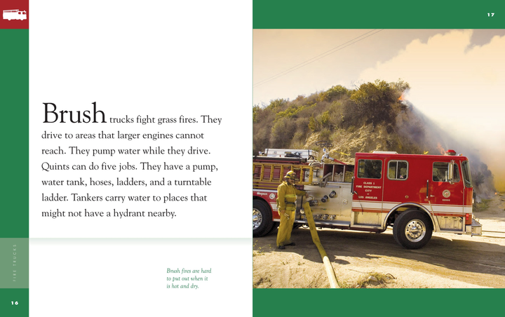 Amazing Rescue Vehicles Series Hardcover Amazing Rescue Vehicles: Fire Trucks - 2