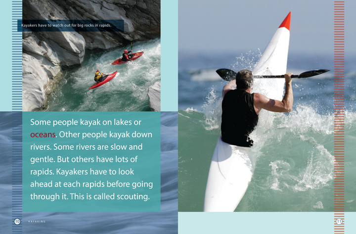 Active Sports Series Hardcover Active Sports: Kayaking - 3