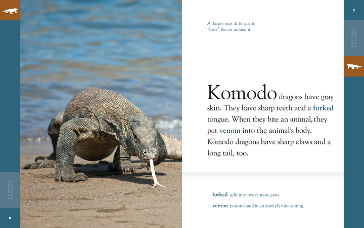 Amazing Animals - Classic Edition Series Hardcover Amazing Animals - Classic Edition: Komodo Dragons - 2