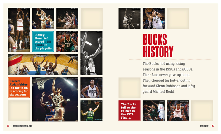 NBA Champions Series Hardcover NBA Champions: Milwaukee Bucks - 2