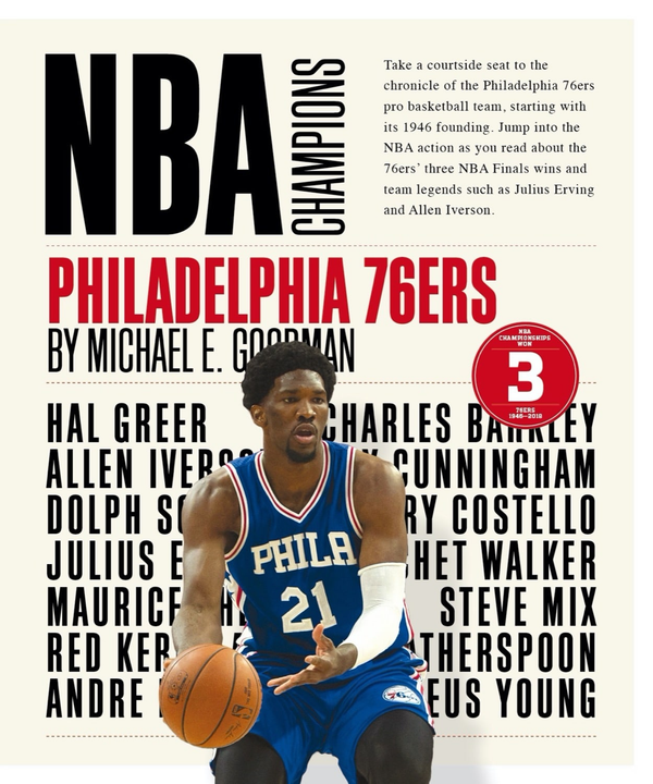 NBA Champions Series Hardcover NBA Champions: Philadelphia 76ers