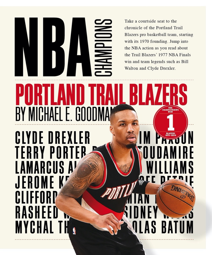 NBA Champions Series Hardcover NBA Champions: Portland Trail Blazers