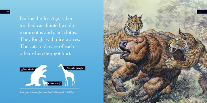 Ice Age Mega Beasts Series Hardcover Ice Age Mega Beasts: Saber-toothed Cats - 2