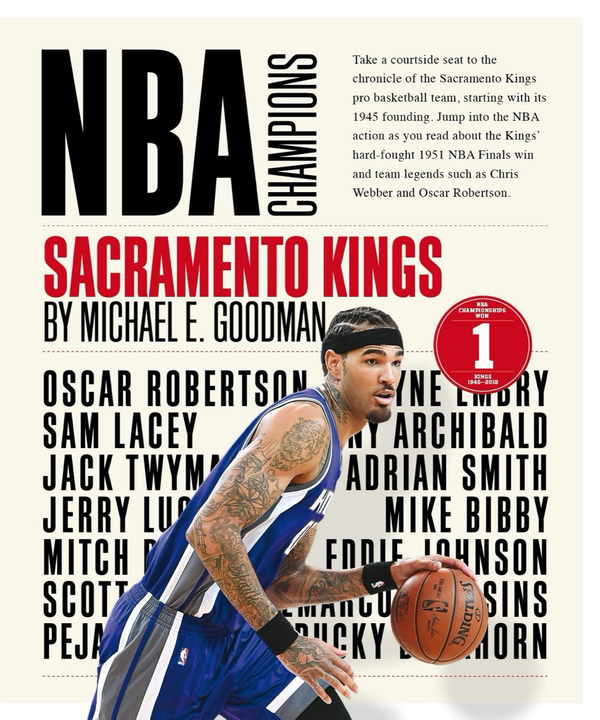 NBA Champions Series Hardcover NBA Champions: Sacramento Kings