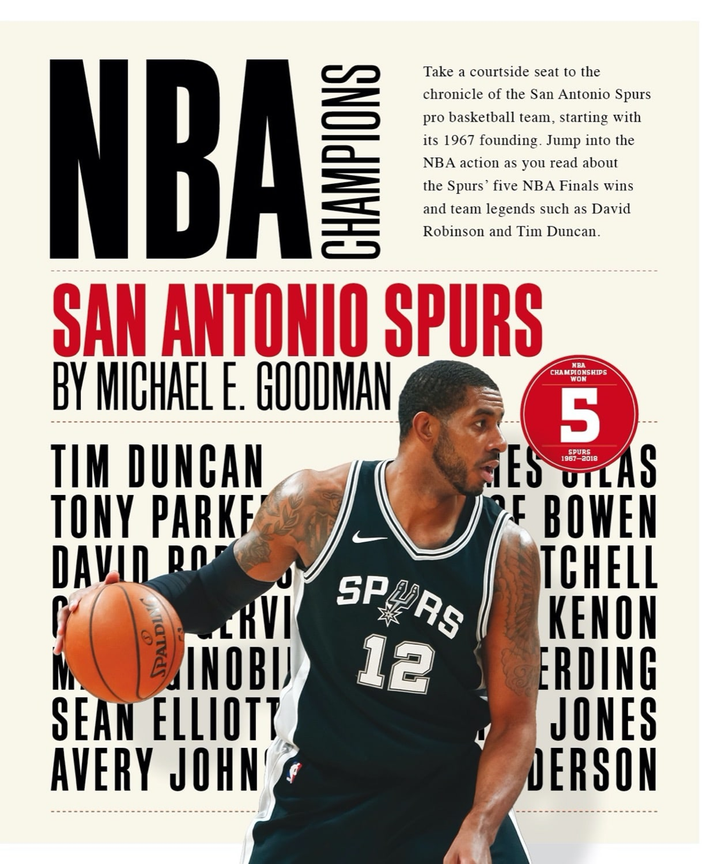 NBA Champions Series Hardcover NBA Champions: San Antonio Spurs