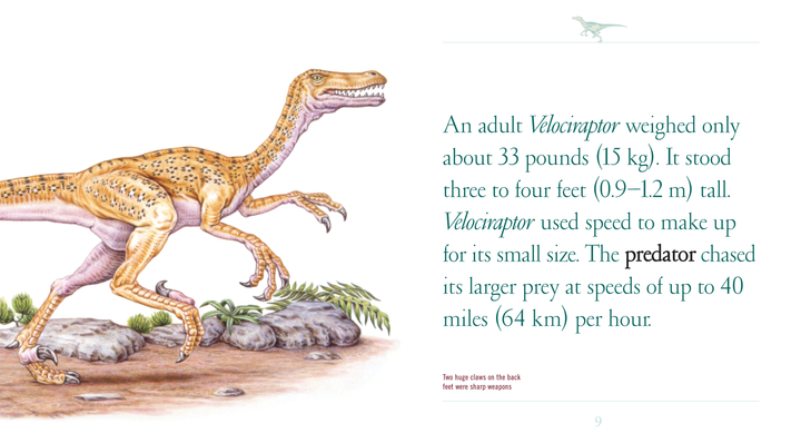 When Dinosaurs Lived Series Hardcover When Dinosaurs Lived: Velociraptor - 2