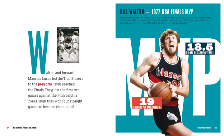 NBA Champions Series Paperback NBA Champions: Portland Trail Blazers - 2