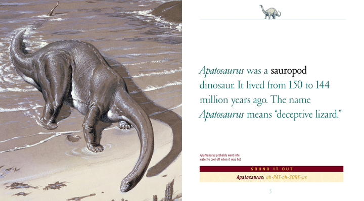 When Dinosaurs Lived Series Paperback When Dinosaurs Lived: Apatosaurus - 2