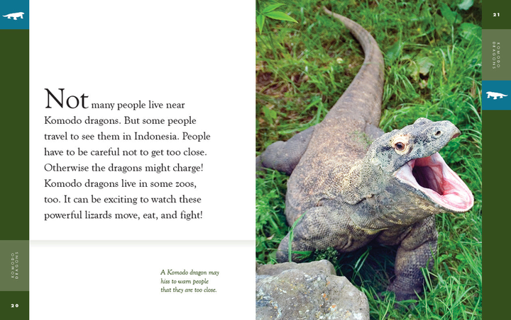 Amazing Animals - New Edition Series Hardcover Amazing Animals - New Edition: Komodo Dragons - 3