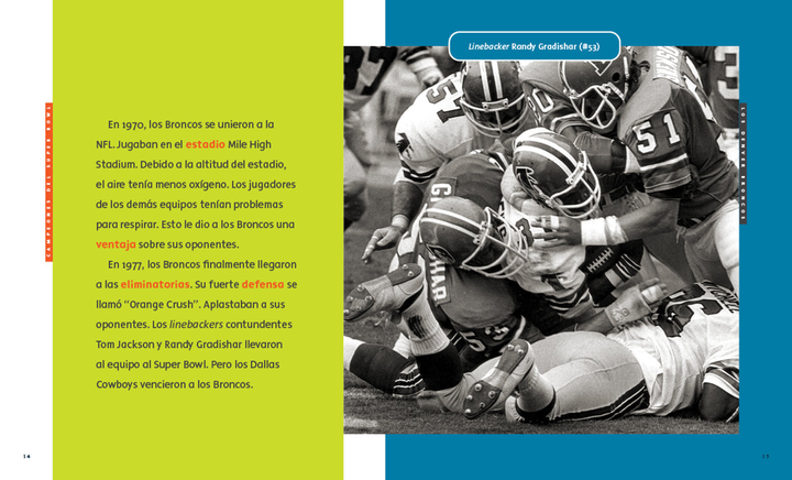 Creative Sports Series Hardcover Creative Sports: Campeones del Super Bowl: Los Denver Broncos (2023) - 3