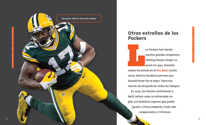 Creative Sports Series Paperback Creative Sports: Campeones del Super Bowl: Los Green Bay Packers (2023) - 3