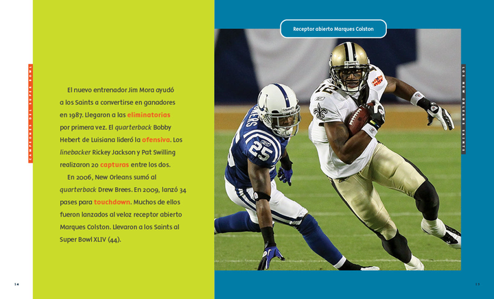 Creative Sports Series Paperback Creative Sports: Campeones del Super Bowl: Los New Orleans Saints (2023) - 3