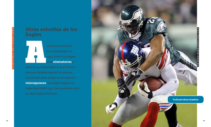 Creative Sports Series Hardcover Creative Sports: Campeones del Super Bowl: Los Philadelphia Eagles (2023) - 3