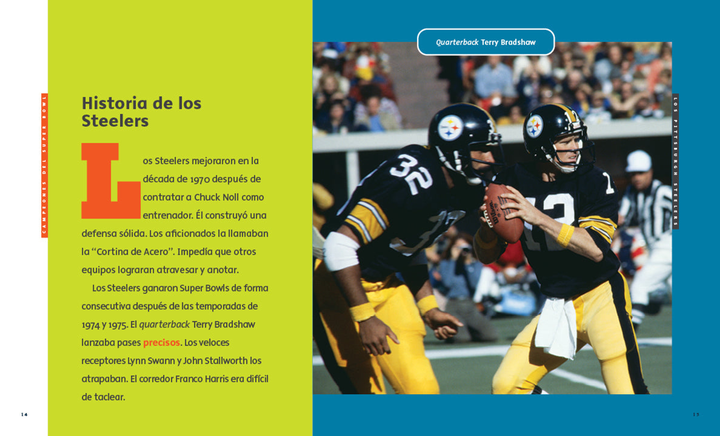 Creative Sports Series Hardcover Creative Sports: Campeones del Super Bowl: Los Pittsburgh Steelers (2023) - 2