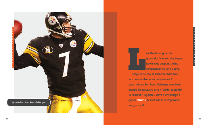 Creative Sports Series Hardcover Creative Sports: Campeones del Super Bowl: Los Pittsburgh Steelers (2023) - 3