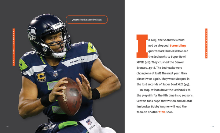 Creative Sports Series Hardcover Creative Sports: Super Bowl Champions: Seattle Seahawks (2023) - 3