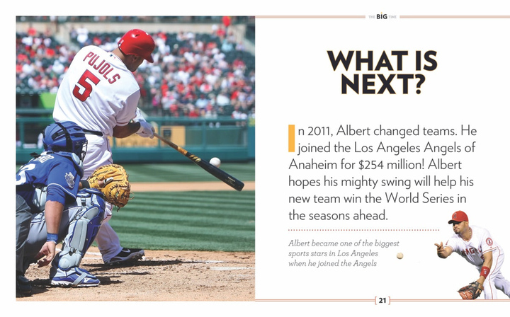 The Big Time Series Hardcover The Big Time: Albert Pujols - 2