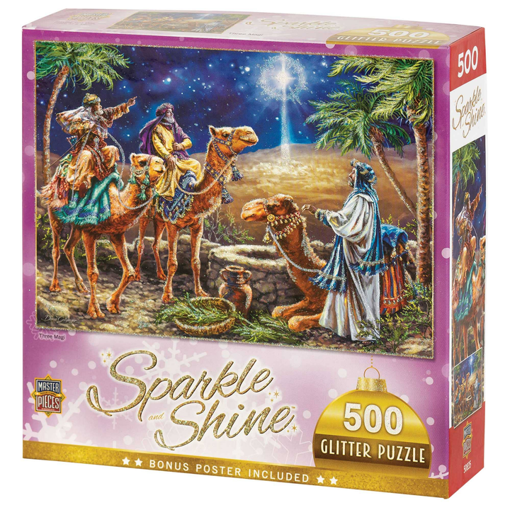 Three Magi Glitter Puzzle 500 Pieces