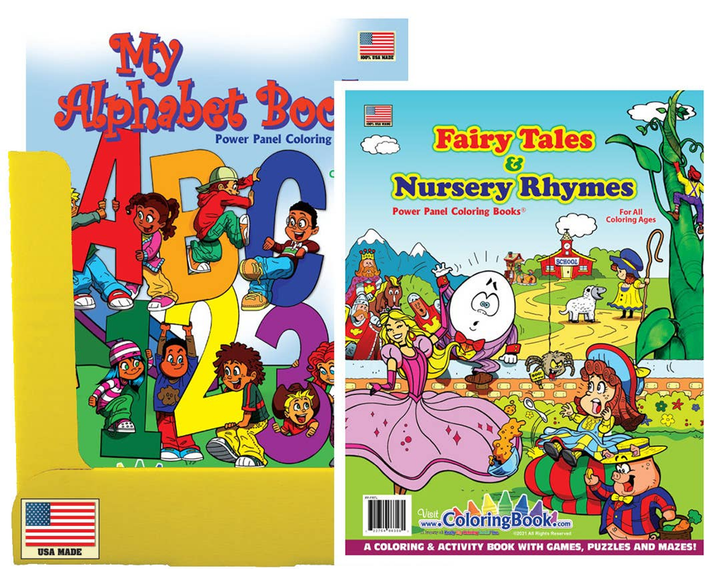 ABC, Fairy Tales Coloring Books - 2