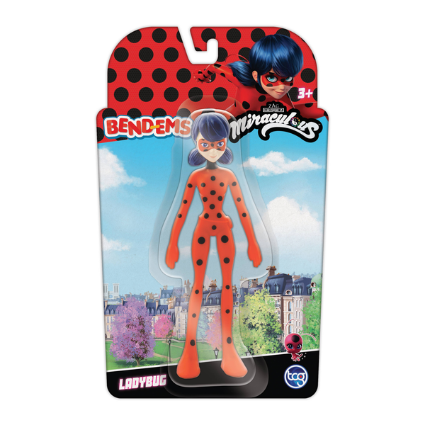 MIRACULOUS Set LADY BUG BENDABLE