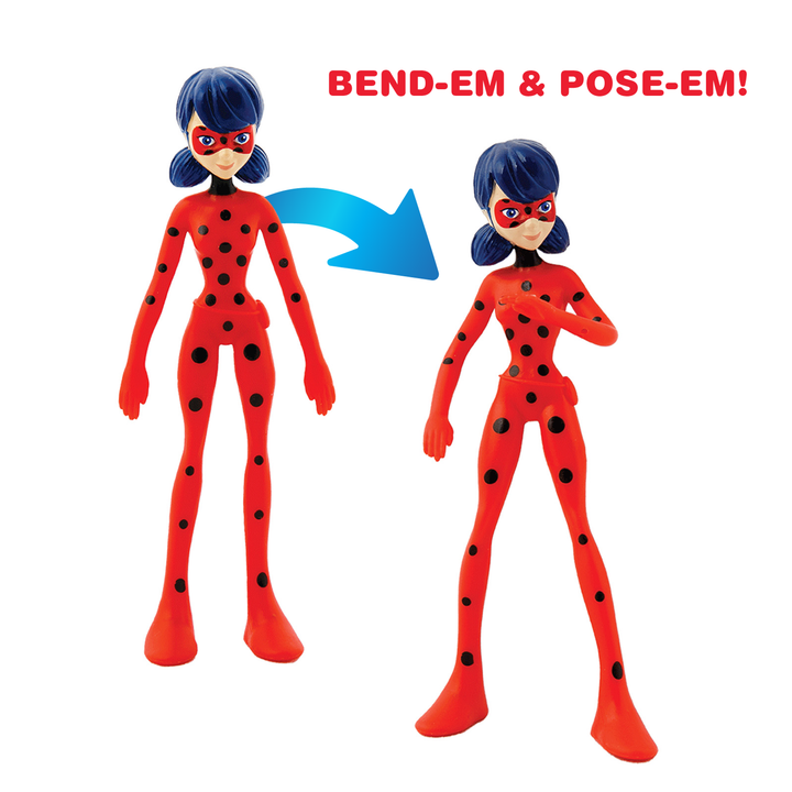 MIRACULOUS Set LADY BUG BENDABLE - 3