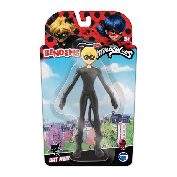 MIRACULOUS Set CAT NOIR BENDABLE