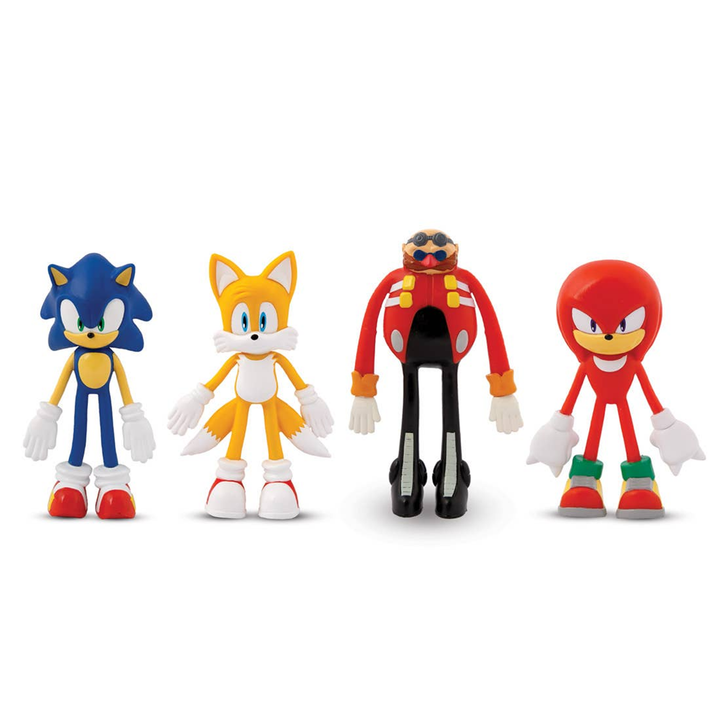 Bendems Sonic the Hedgehog 4 Figures in 1 Pack - 2