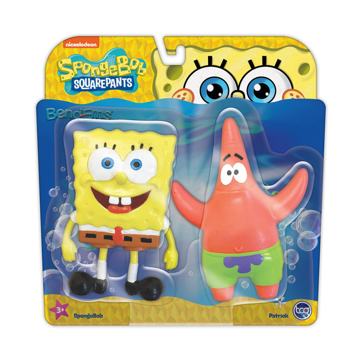 Spongebob Bendables Spongebob & Patrick