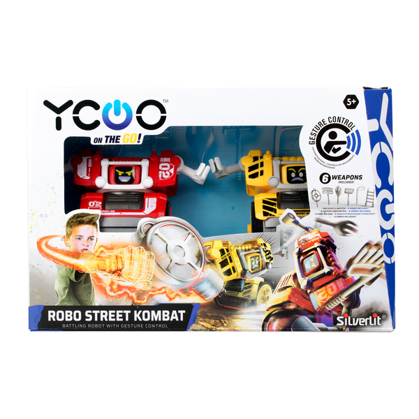 SILVERLIT YCOO ROBO STREET KOMBAT TWIN PACK