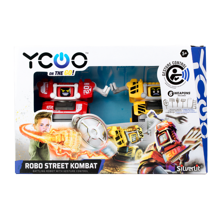 SILVERLIT YCOO ROBO STREET KOMBAT TWIN PACK