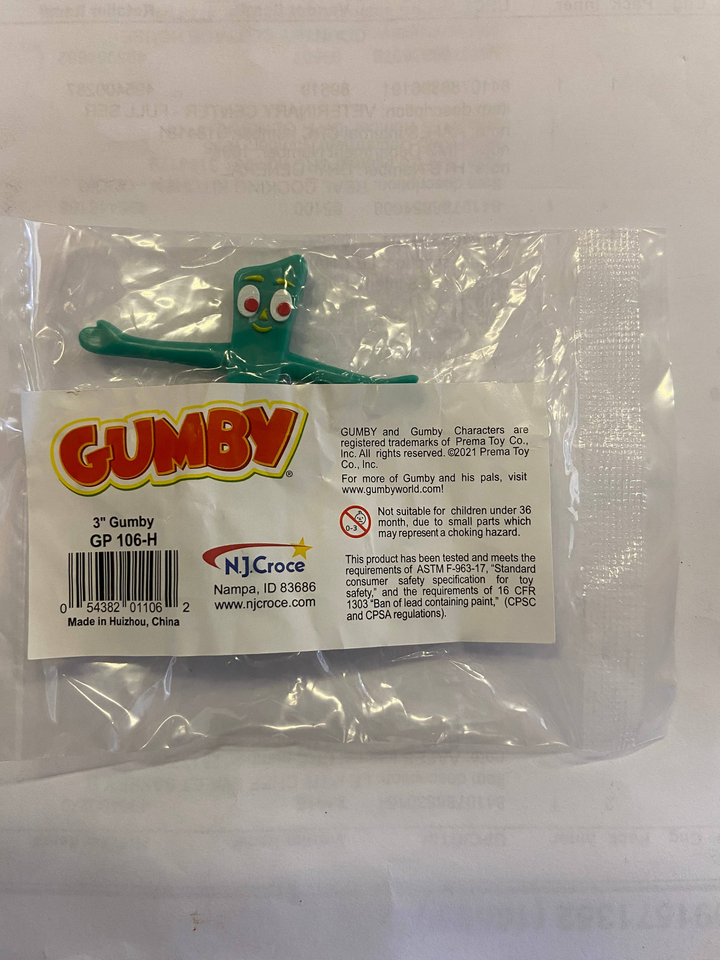 GUMBY FIGURE BULK (in polybag) - 2