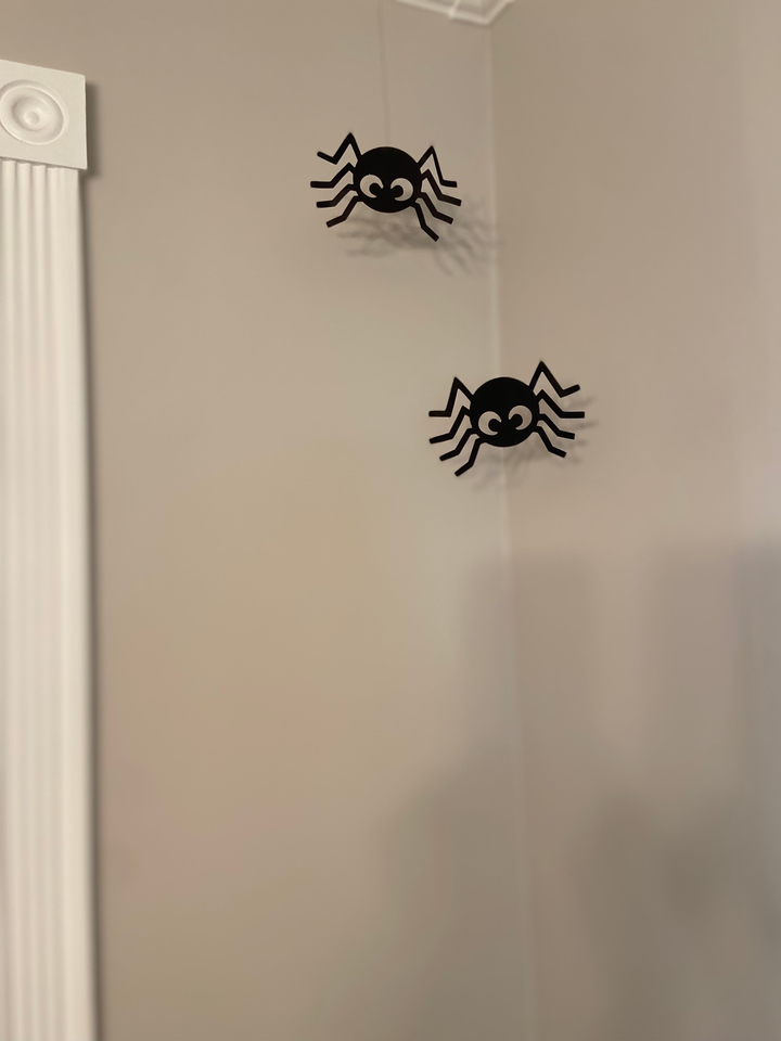 Small Single Color Cut-Out Spider - 3