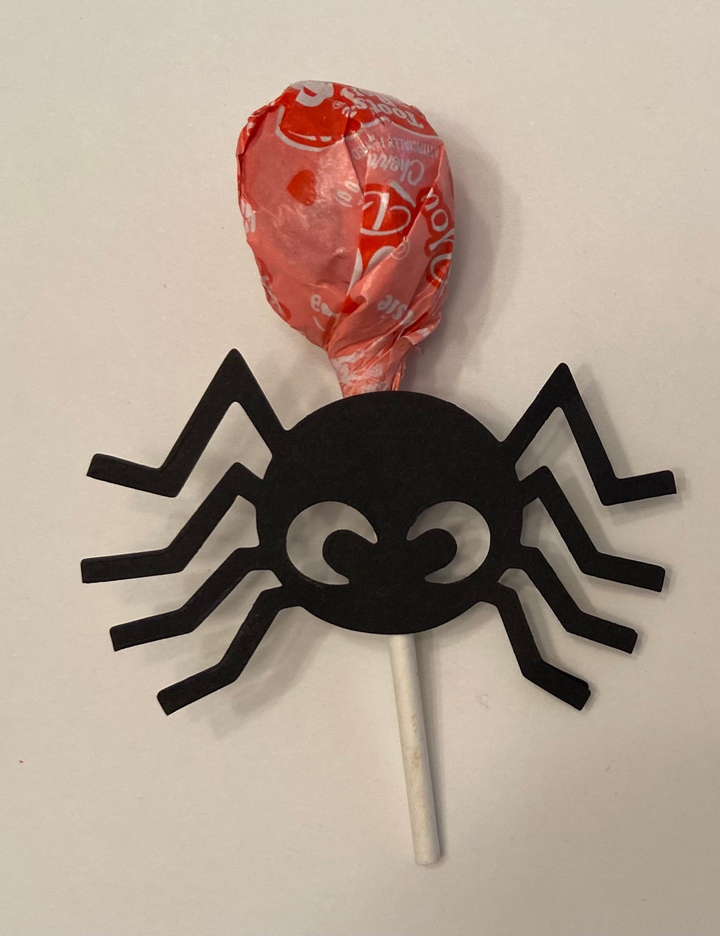 Small Single Color Cut-Out Spider - 4