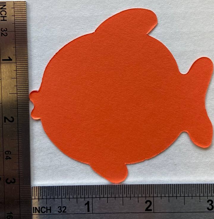 Small Single Color Cut-Out Fish - 2